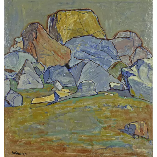 Albert Schmidt — Les Pierres — Galerie Kornfeld