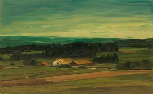 ALBERT SCHNYDER — Juralandschaft "Crépuscule". 1967. — Koller Auktionen
