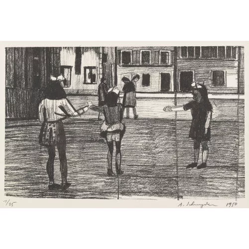 Albert Schnyder — Spielende Kinder.