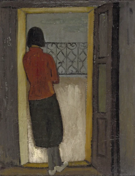 Albert Schnyder — Mädchen am Balkon, 1934
