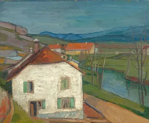 ALBERT SCHNYDER — La Scheulte à Vicques. Um 1944. — Koller Auktionen