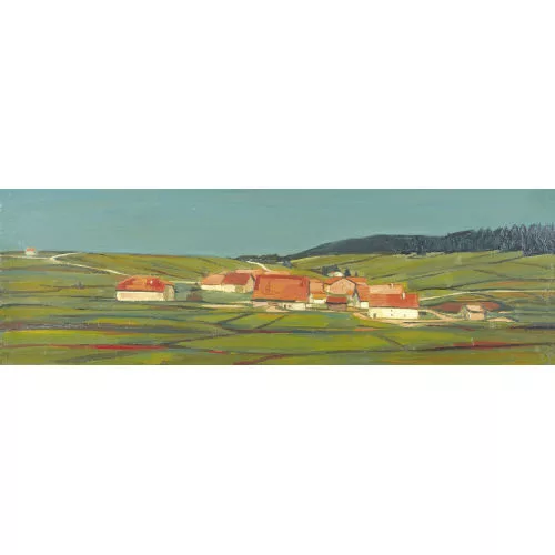 Albert Schnyder — "Le hameau doré".