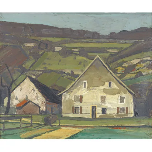 Albert Schnyder — "Ocourt am Doubs".