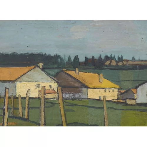Albert Schnyder — "Les fermes".