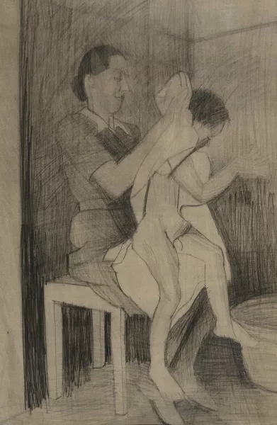 Albert Schnyder — Après le bain, 1955
