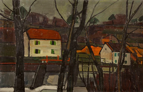 Albert Schnyder — Les écluses à Vicques, 1951