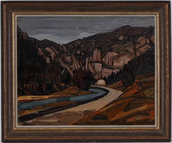 Albert Schnyder — Albert Schnyder (1898-1989), Maison dans les gorges,