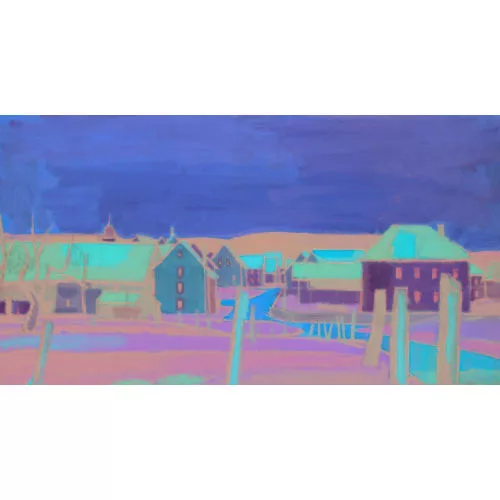 Albert Schnyder — "Fin de journée à Fahy".