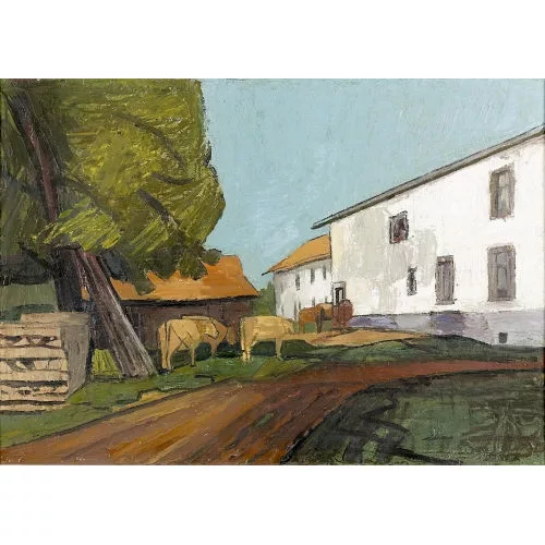Albert Schnyder — "Fermes francmontagnardes (les Enfers)".