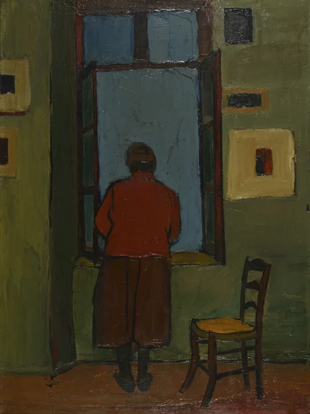 Albert Schnyder — À la fenêtre, 1953