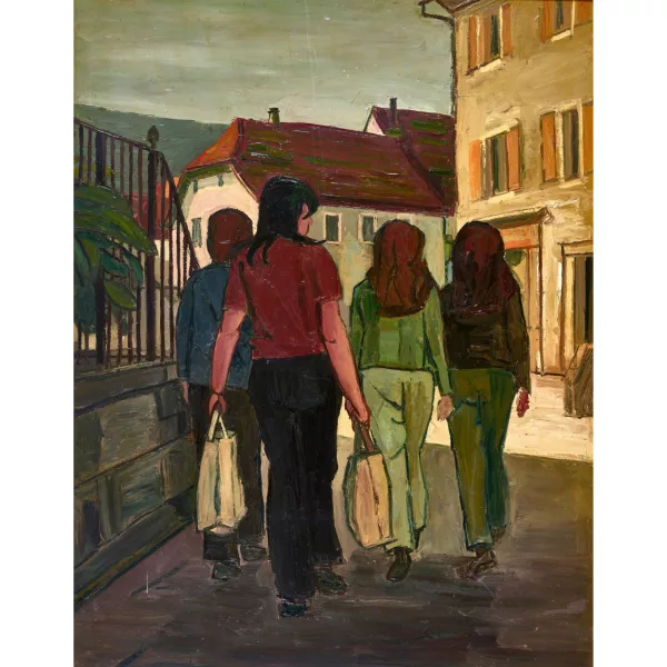 Albert Schnyder — "Prommenade dans la ville".