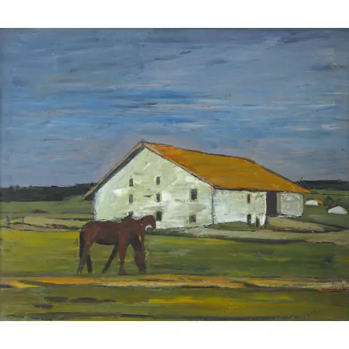 "Ferme et chevaux"