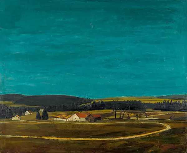 "Paysage en hiver"