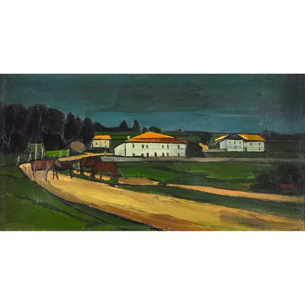 "Paysage sous le Bémont"