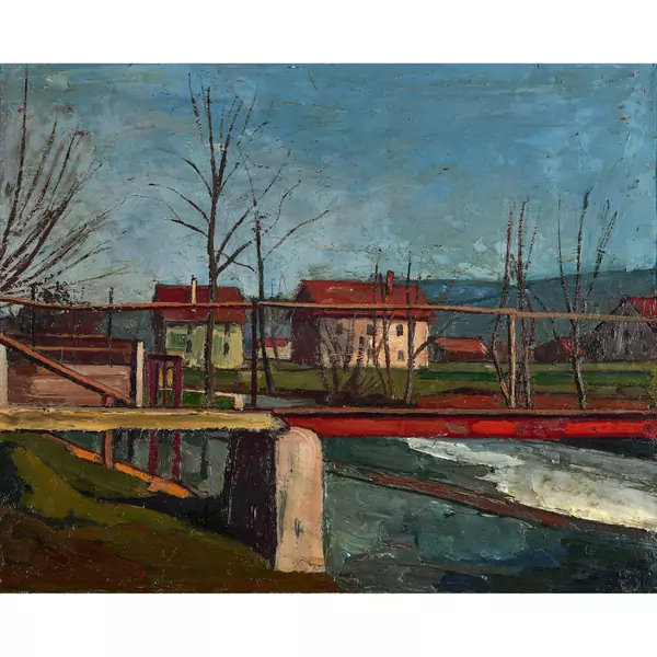 An der Schleuse von Courtételle