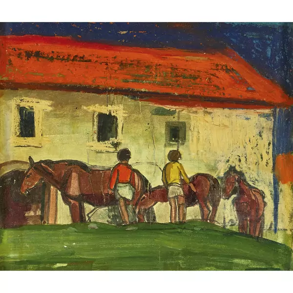 "Devant la ferme"