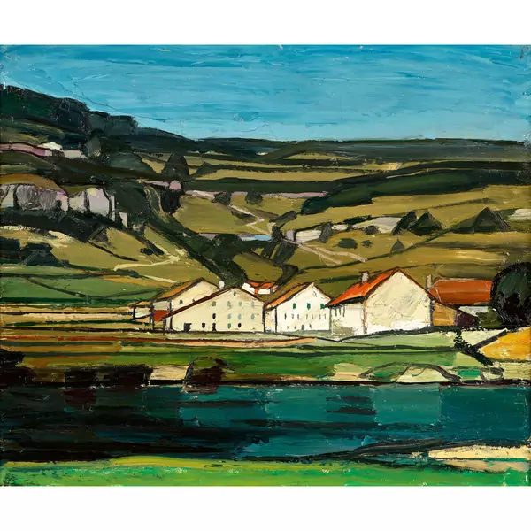 "Landschaft am Doubs"