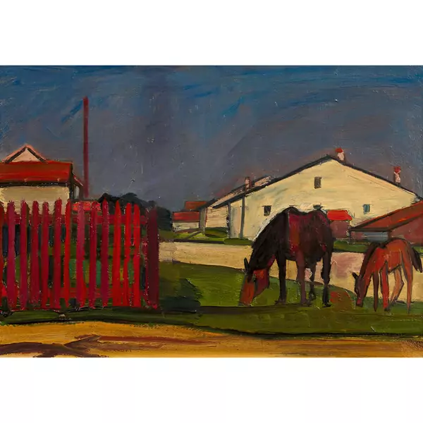 "Chevaux sur la route"