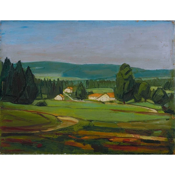 Albert Schnyder — LES PETITES FERMES, 1981 THE SMALL FARMHOUSES, 1981