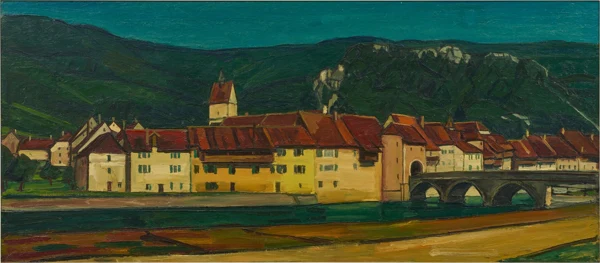Albert Schnyder —  Saint-Ursanne en été, 1969