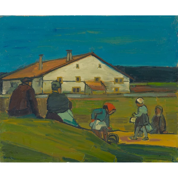 Albert Schnyder — DEVANT LA FERME, 1962IN FRONT OF THE FARM, 1962