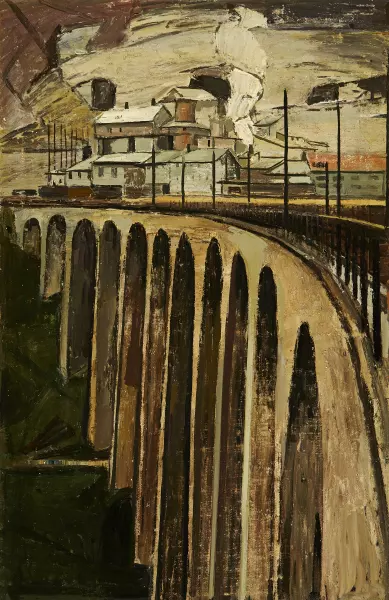 Viaduct et fours à Chaux
