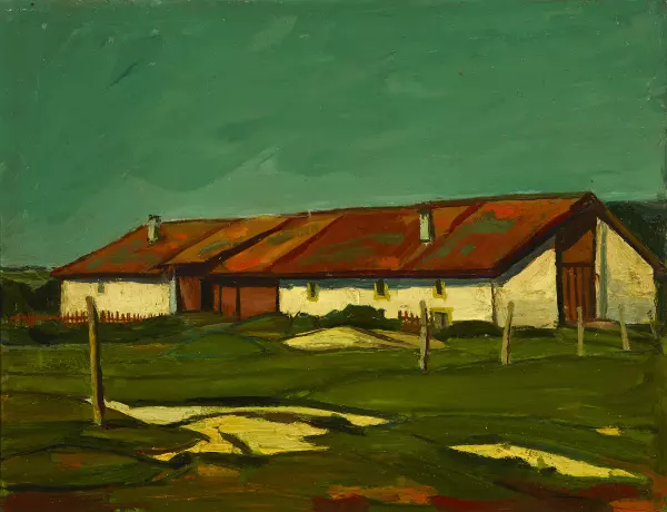 Ferme allongée