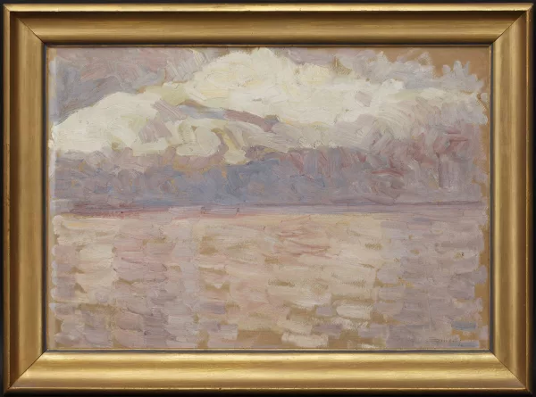 Albert Silvestre — Vue sur le Léman,