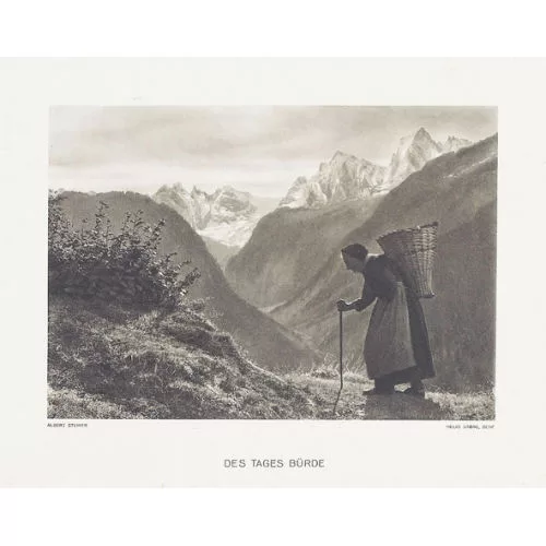 Albert Steiner — "Des Tages Bürde".
