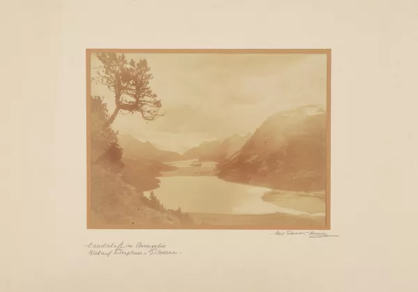 Albert Steiner — Landschaft im Oberengadin