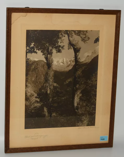 Albert Steiner — Blick zur Scioragruppe