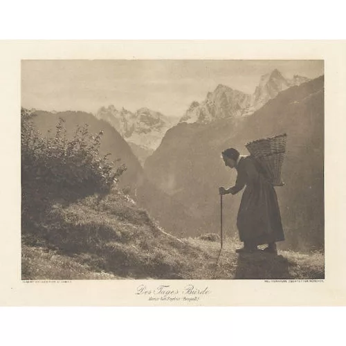 Albert Steiner — "Des Tages Bürde".