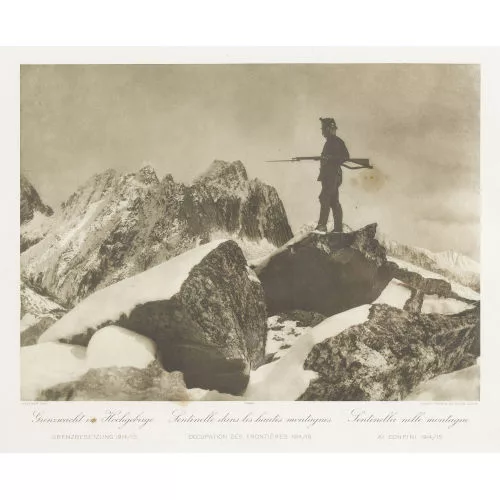 Albert Steiner — "Grenzwacht im Hochgebirge".
