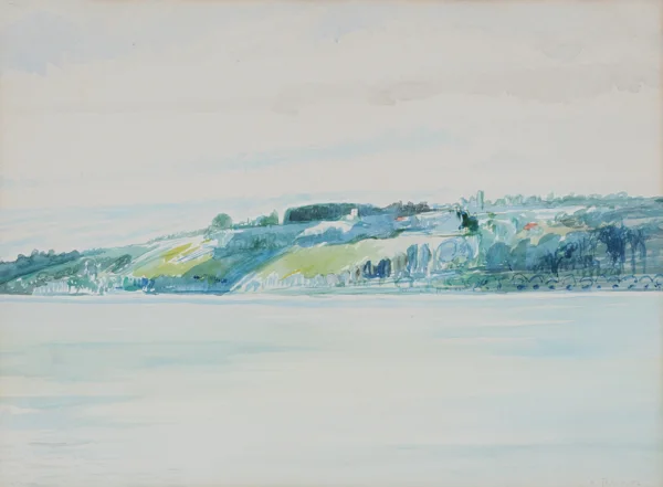 Albert Trachsel — Au bord du Lac Leman à Cologny
