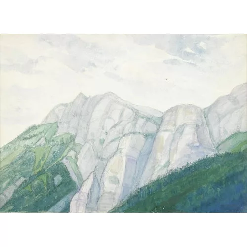 Albert Trachsel — Felsmassiv über der Baumgrenze.