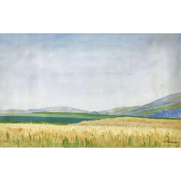 "Champ de blé à Jussy"