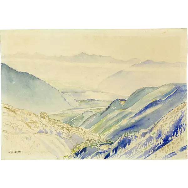 Albert Trachsel — Paysage de montagne — Galerie Kornfeld