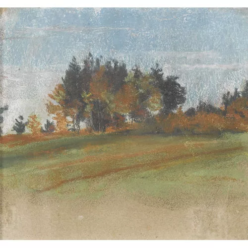 Albert Welti — "Waldrand. (Herbst)".