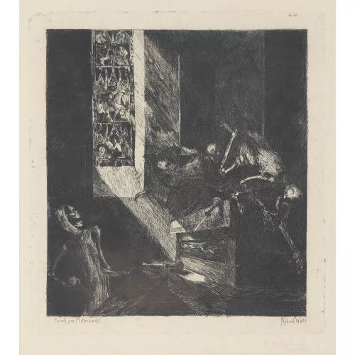 Albert Welti — "Spuk um Mitternacht".