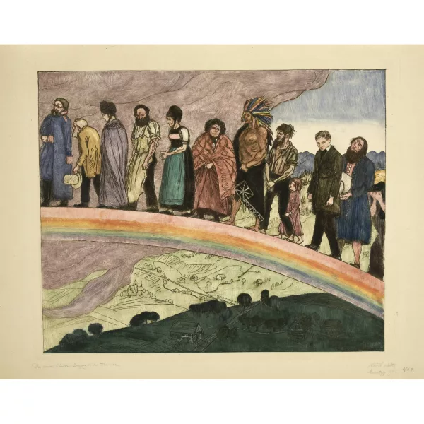 Albert Welti — Der armen Sünder Einzug in den Himmel