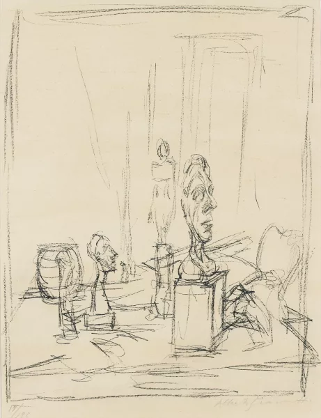 Alberto Giacometti — The studio.