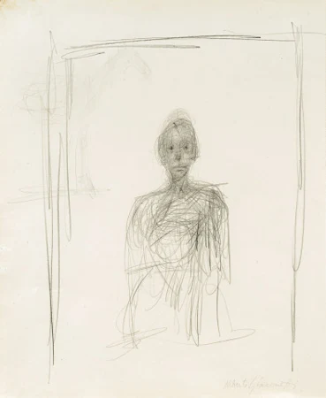 Person im Halbportrait mit Pferd