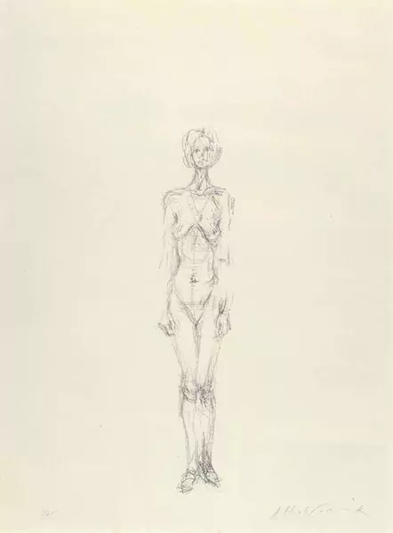 ALBERTO GIACOMETTI — Nu debout II. 1961. — Koller Auktionen