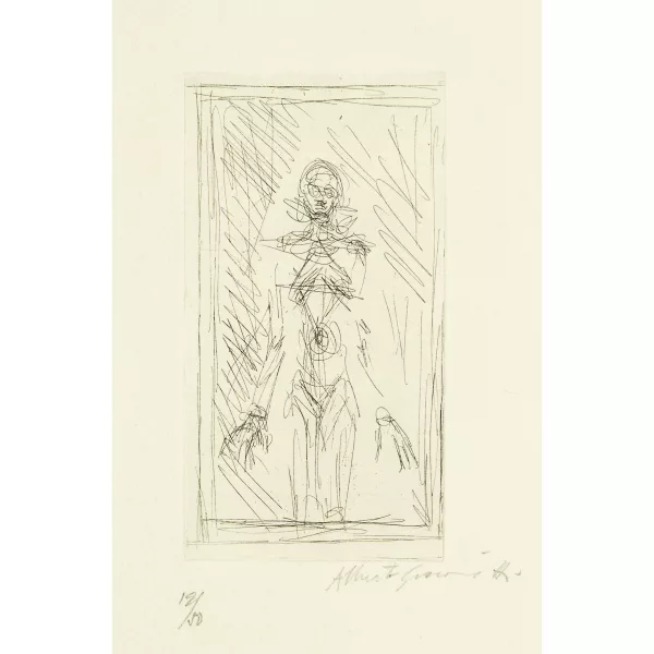 Alberto Giacometti — Femme nue de face à mi-corps