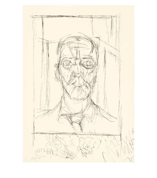Alberto Giacometti — Cervantes. La danse du château. Version française de Dominique Aubier. Frontispice de Alberto Giacometti. Burins de Louis Chavignier Paris, Les Impénitents, 1962