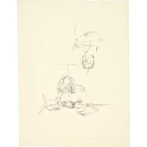 Alberto Giacometti — La Mère de l’artiste lisant sous la lampe à Stampa I