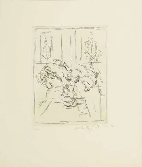 ALBERTO GIACOMETTI — Bouquets aux deux portraits. 1955. — Koller Auktionen