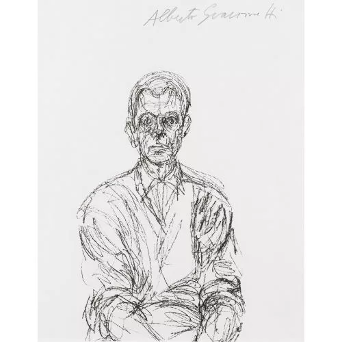 Alberto Giacometti — Bust of a seated man.