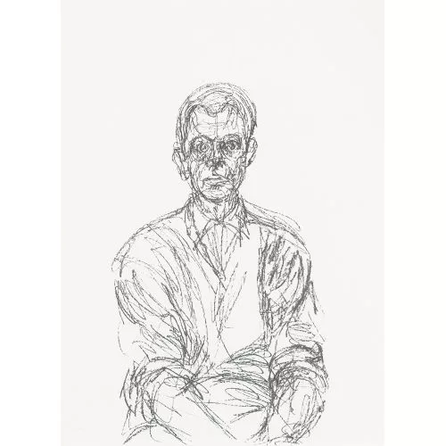 Alberto Giacometti — Bust of a seated man.