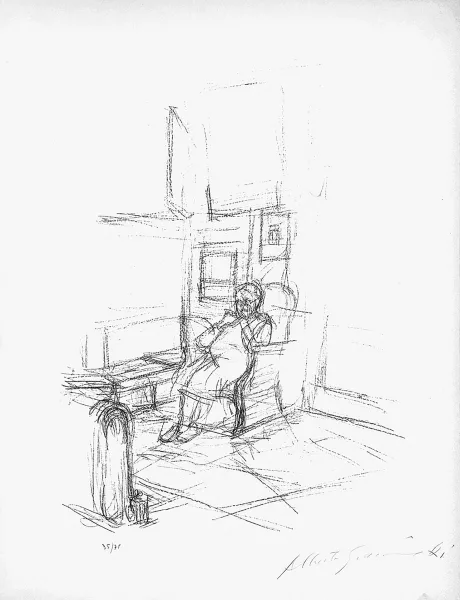 Alberto Giacometti — Mère de l'artiste assise I, 1965